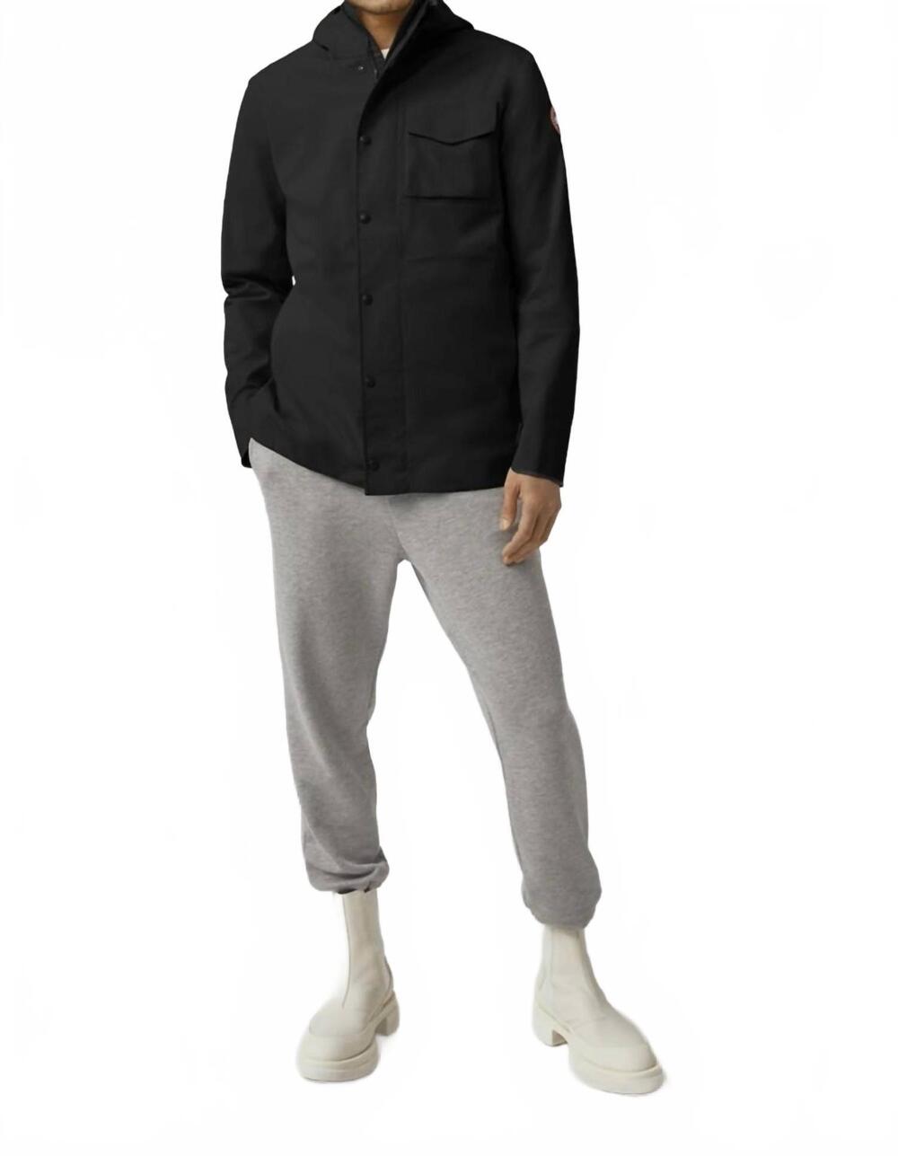 NEW CANADA GOOSE nanaimo rain jacket in black
